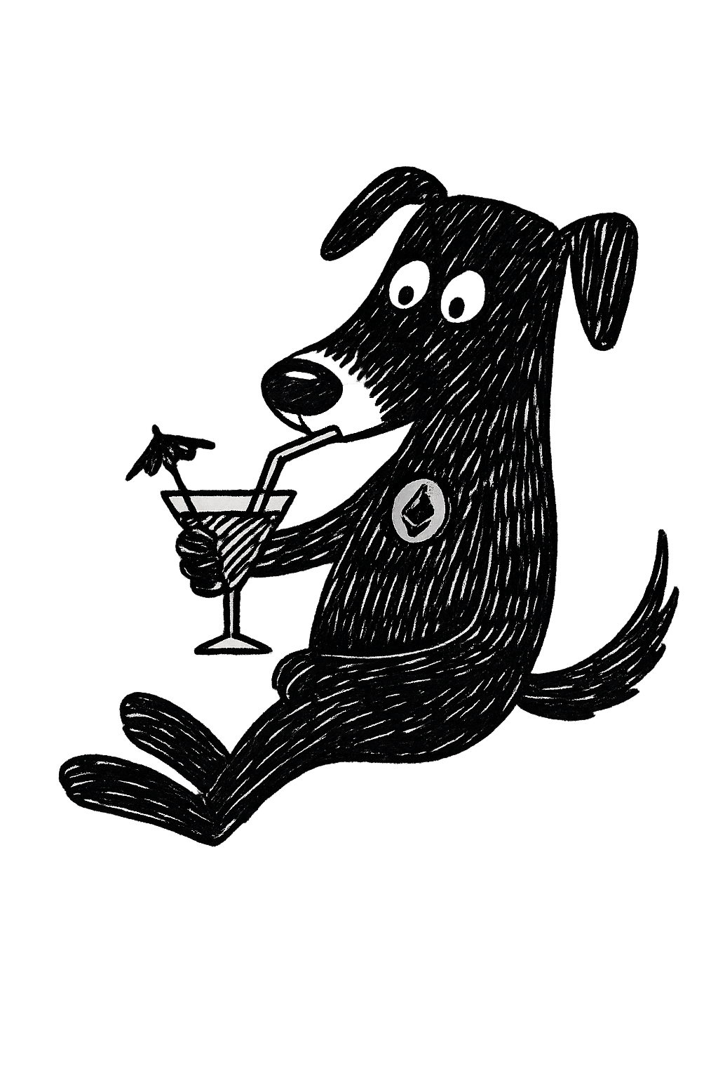 Dog cartoon character
